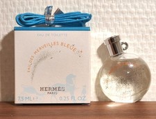 Eau de Toilette Eau des Merveilles Bleue Hermès 7,5 ml. Boîte. Plein. TBon état 