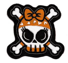 Patch dead girl rock roll - dead, rock'n'roll