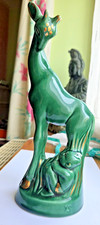 Girafe Ceramique Signé Ys