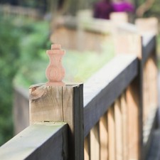  10pcs Banuster en bois broches intérieures et balustrades de balustrade en bois