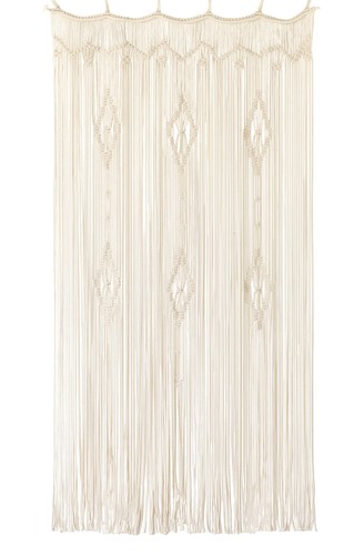 Macrame curtain long cotton - curtain,