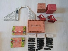 HORNBY-2 HEURTOIRS- 1PASSAGE A NIVEAU-18 BROCHES-1 ENTREE DE TUNNEL-Ech 0-Ep III