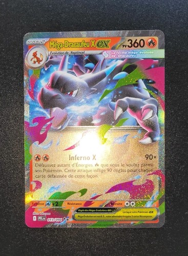 Carte pokemon mega - pokemon, dracaufeu