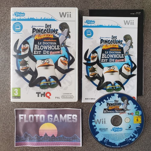 Jeu draw les pingouins - jeu, u-draw