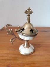 Brûleur à encens chrétien
