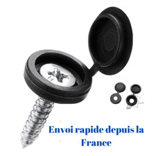 Lot de 10 caches vis coloris