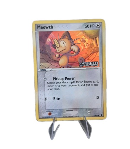 Pokemon meowth reverse holo - meowth,