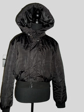 BLOUSON  PARKA  A CAPUCHE AMOVIBLE NOIR SHEIN TAILLE M 38/40 (VOIR MESURES)TBE.