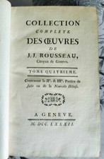 oeuvres complètes de JJ Rousseau, la nouvelle Héloïse