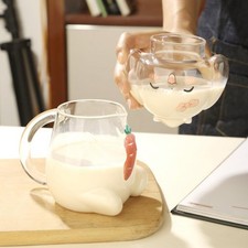 Pichet à eau en verre lapin