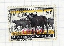 Timbre 1,5 F Congo Belge –