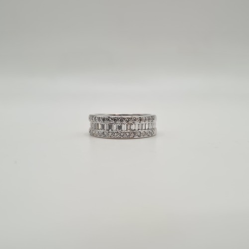 Bague blanc carats - or, 18