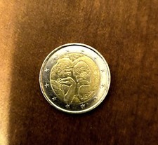 Pièce de monnaie 2 euro France - A. Rodin 1917 - 2017 - pièce commémorative
