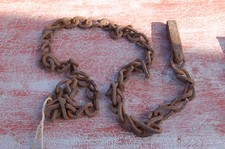 Antique ancienne chaine en fer