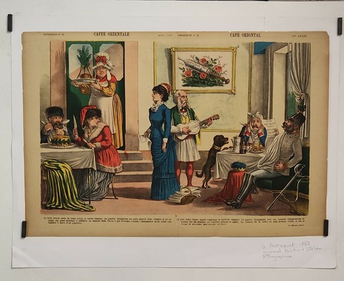 Café oriontal 1885 affiche - café,