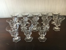14 verres à vin rouge en cristal d'arc (prix à la pièce)