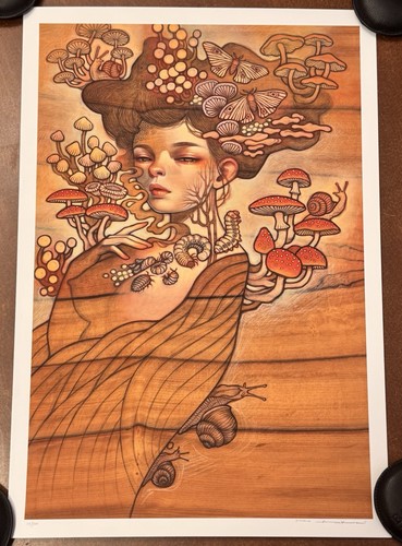 Audrey kawasaki art print - audrey,