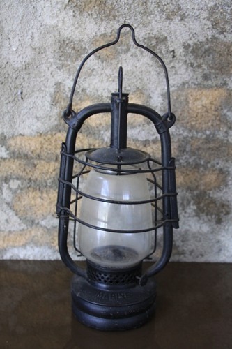 Ancienne lampe tempête marine - lampe,