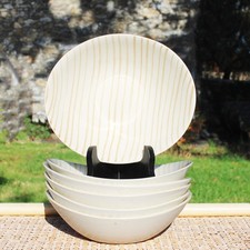 Set de 6 assiettes creuses /