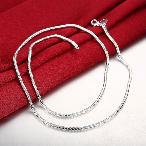 Chaine serpent plaqué - , argent