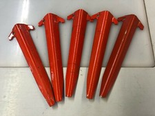 5 Pièces US Gi Piquets de Tente Ancrage au Sol Aluminium Made IN USA 23 CM Long