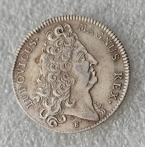 Jeton argent louis xiv - jeton,