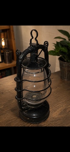 Ancienne lampe lanterne - lampe,