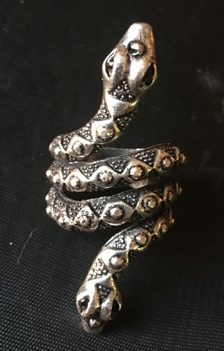 Jolie bague serpent bronze - serpent,