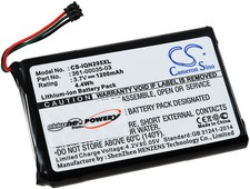 Batterie pour la navigation GPS Garmin nüvi 2597 LMT
