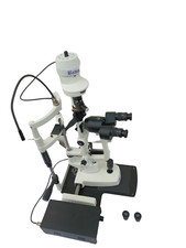 Lampe à fente optométrique en deux étapes pour instrument de soins oculaires