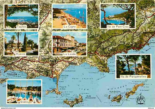 Carte postale var - carte, 83