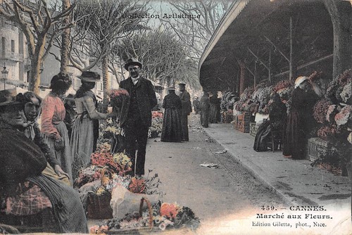 Cpa cannes marche aux - cpa, 06