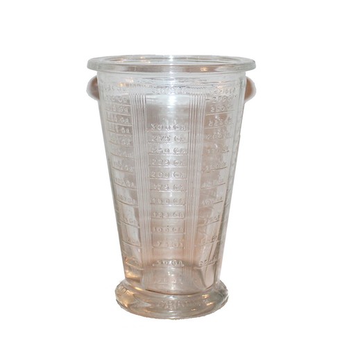 Verre doseur gradué vintage