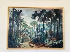 Tableau Forêt landaise à