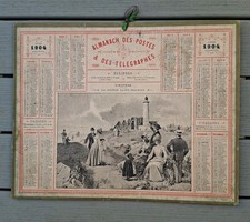 Calendrier de la Poste année