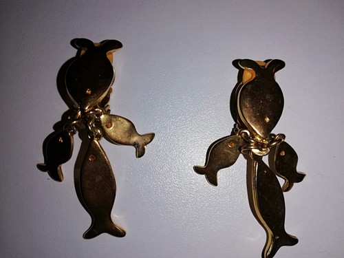 Boucle oreille vintage - d, a
