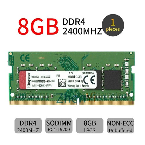 Kingston 8gb ddr4 pc4 19200 - kingston, pc4-19200
