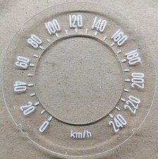 CADRAN RENAULT ALPINE A110 COMPTEUR DE VITESSE, ESFERA VELOCIMETRO, DIAL FACE