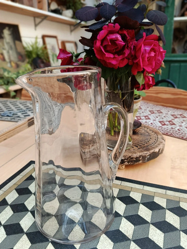 Pichet verre transparent - pichet,