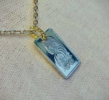 ⚜️LINGOT PAMP 1 GR PALLADIUM PENDENTIF 19MM BÉLIÈRE OR 18K  1,15 GR⚜️RÉFLP1