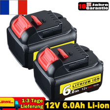 2Pack 10,8V/12V 6,0Ah Batterie