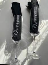 Verre vin deco mariage -