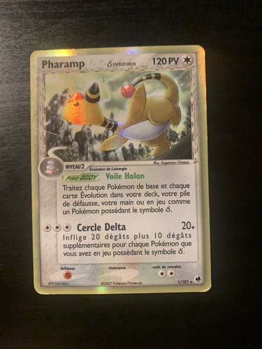 Carte pokémon pharamp 1 - carte,
