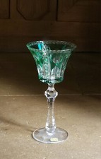 Glass Echt Bleikristall Grand Verre A Pied En Cristal Taillé Main Romer H 21,5 