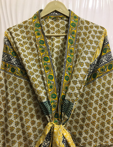 Peignoir kimono soie - en,