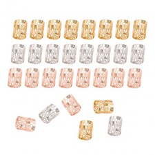 30x Dreadlocks perles anneaux