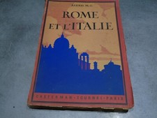 livre ancien Rome et l'Italie