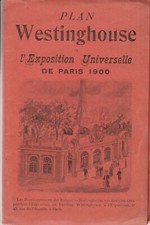 Plan Westinghouse de l'exposition Universelle 1900 TRES RARE