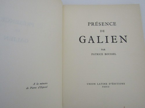 Présence galien patrice - galien,