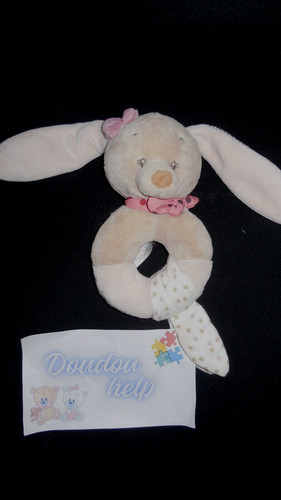 Doudou hochet lapin - , &